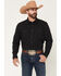 Image #1 - RANK 45&reg; Remming Solid Rodeo Tech 2.0 Long Sleeve Snap Stretch Performance Shirt, Black, hi-res