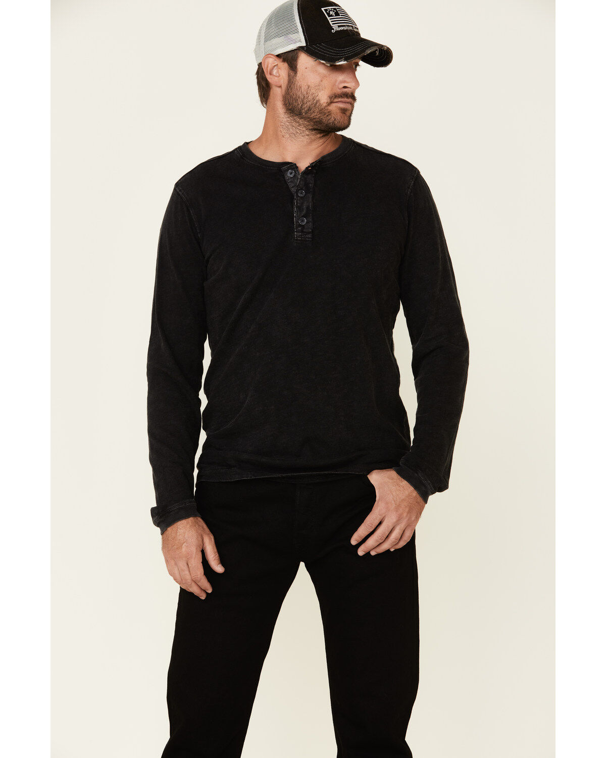 Image #3 - Levi's Men's 501 Black Original Fit Stretch Straight Jeans, Indigo, hi-res