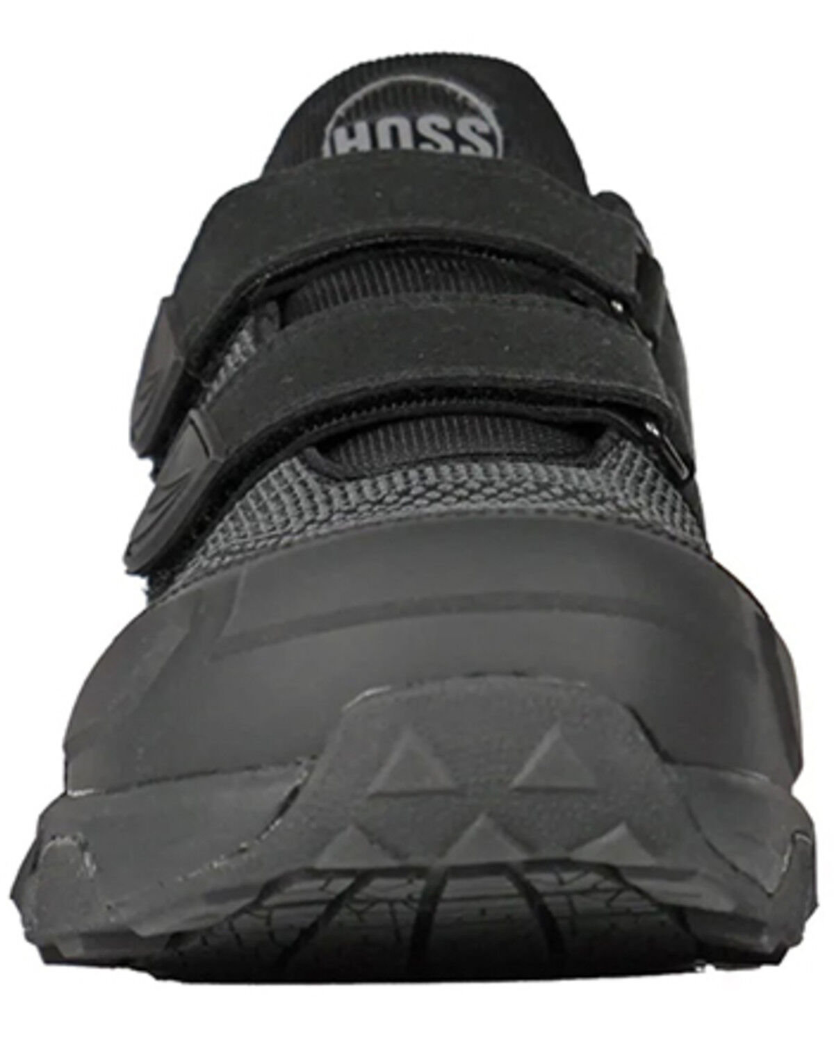 Image #4 - Hoss Men's Buster Low Velcro Waterproof Slip Resistant Work Shoes - Carbon Nano Toe, Black, hi-res