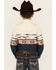 Image #4 - Roper Boys' Vintage Running Horses Boarder Long Sleeve Snap Western Shirt, Ivory, hi-res