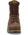 Image #4 - Carolina Men's 8" Waterproof Insulated Work Boots - Composite Toe, Brown, hi-res