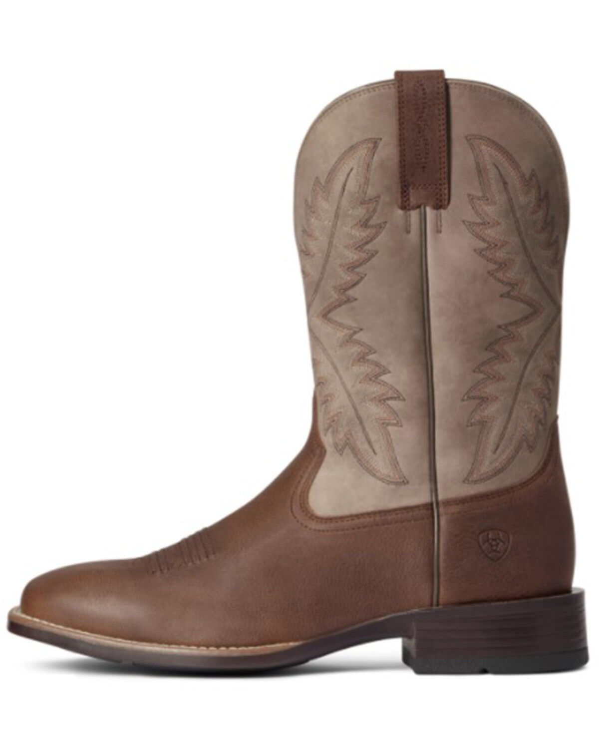Image #2 - Ariat Men's Barrel Rawly Ultra Western Performance Boots - Broad Square Toe, Brown, hi-res