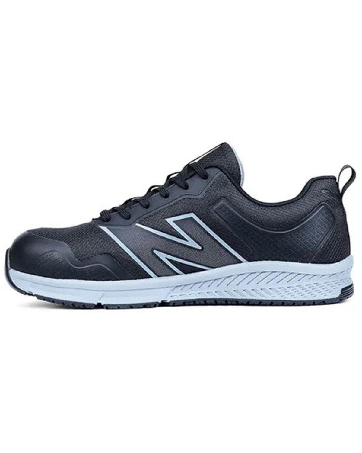 Image #3 - New Balance Men's Evolve Lace-Up Work Shoes - Alloy Toe, Black/grey, hi-res
