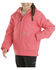 Image #4 - Carhartt Girls' Insulated Hooded Active Jacket, Light Pink, hi-res