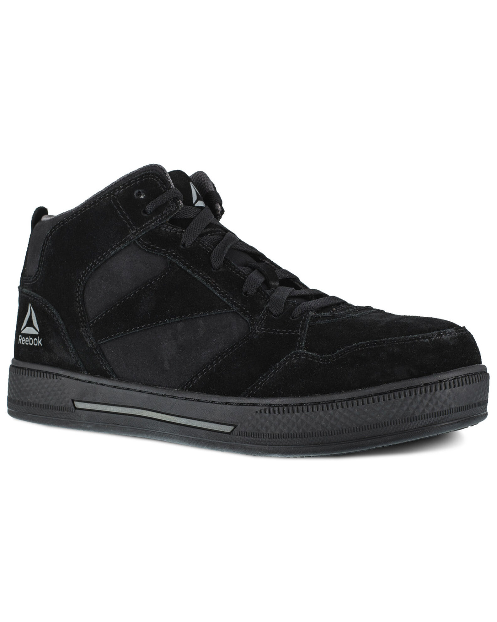 Image #1 - Reebok Women's Dayod High Top Skate Shoes - Composite Toe, Black, hi-res