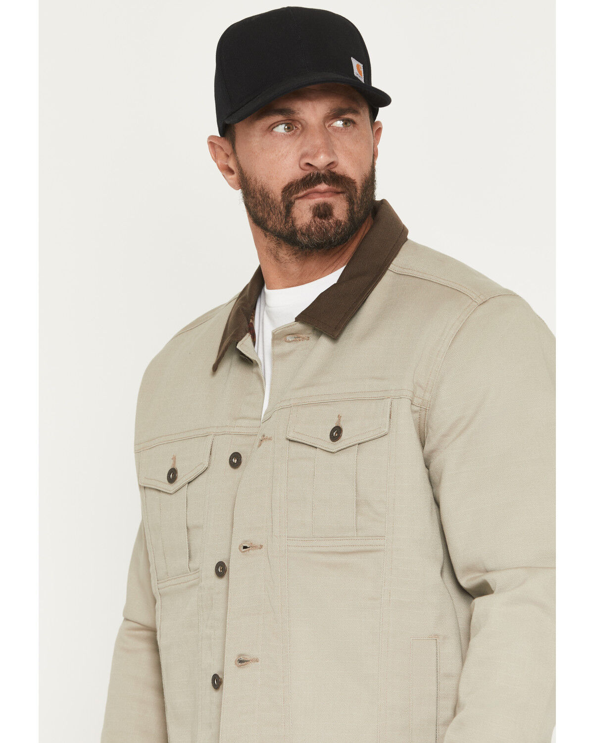 Image #3 - Cody James Men's FR Ozark Solid Jacket, Tan, hi-res
