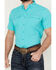 Image #3 - Ariat Men's VenTek Outbound Solid Short Sleeve Button-Down Performance Western Shirt, Turquoise, hi-res