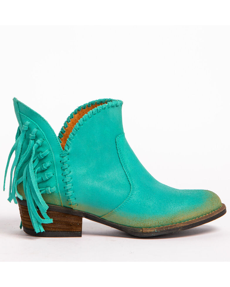 circle heel booties