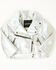 Image #1 - Urban Republic Toddler Girls' Metallic Faux Leather Jacket, Silver, hi-res