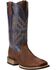 Image #1 - Ariat Men's Tycoon Western Performance Boots - Broad Square Toe, Brown, hi-res