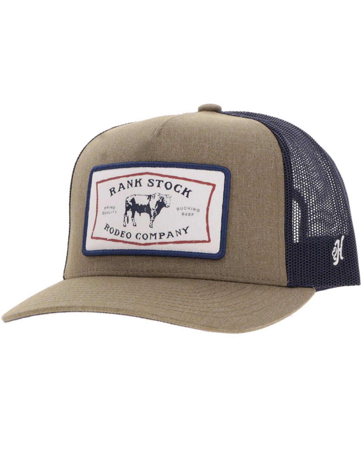 Image #1 - Hooey Men's Rank Stock Trucker Cap, Tan, hi-res