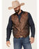 Cody James Men's Noble Paisley Vest, Rust Copper, hi-res