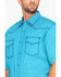 Image #4 - Wrangler 20X Men's Competition Geo Print Short Sleeve Snap Western Shirt, , hi-res