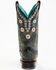 Image #6 - Corral Women's Floral Blacklight Western Boots - Square Toe, Black, hi-res