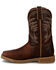 Image #3 - Justin Men's 11" Stampede Daywork Waterproof Work Boots - Steel Toe, Brown, hi-res