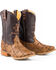 Tin Haul Men's Barbed Wire Butcher Shop Western Boots - Broad Square Toe, Brown, hi-res