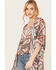 Image #2 - Shyanne Women's Pec Printed Bohemian Cami / Kimono Set, Pecan, hi-res
