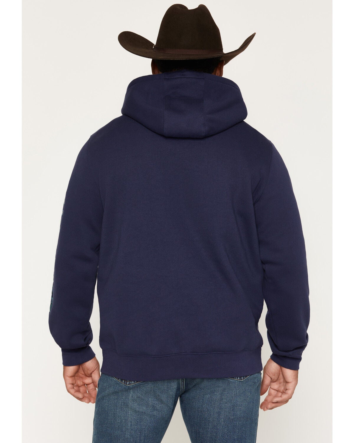 Image #4 - Cody James Men's Origin Logo Hooded Sweatshirt, Navy, hi-res