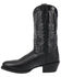 Image #5 - Laredo Men's Embroidered Round Toe Western Boots, Black, hi-res