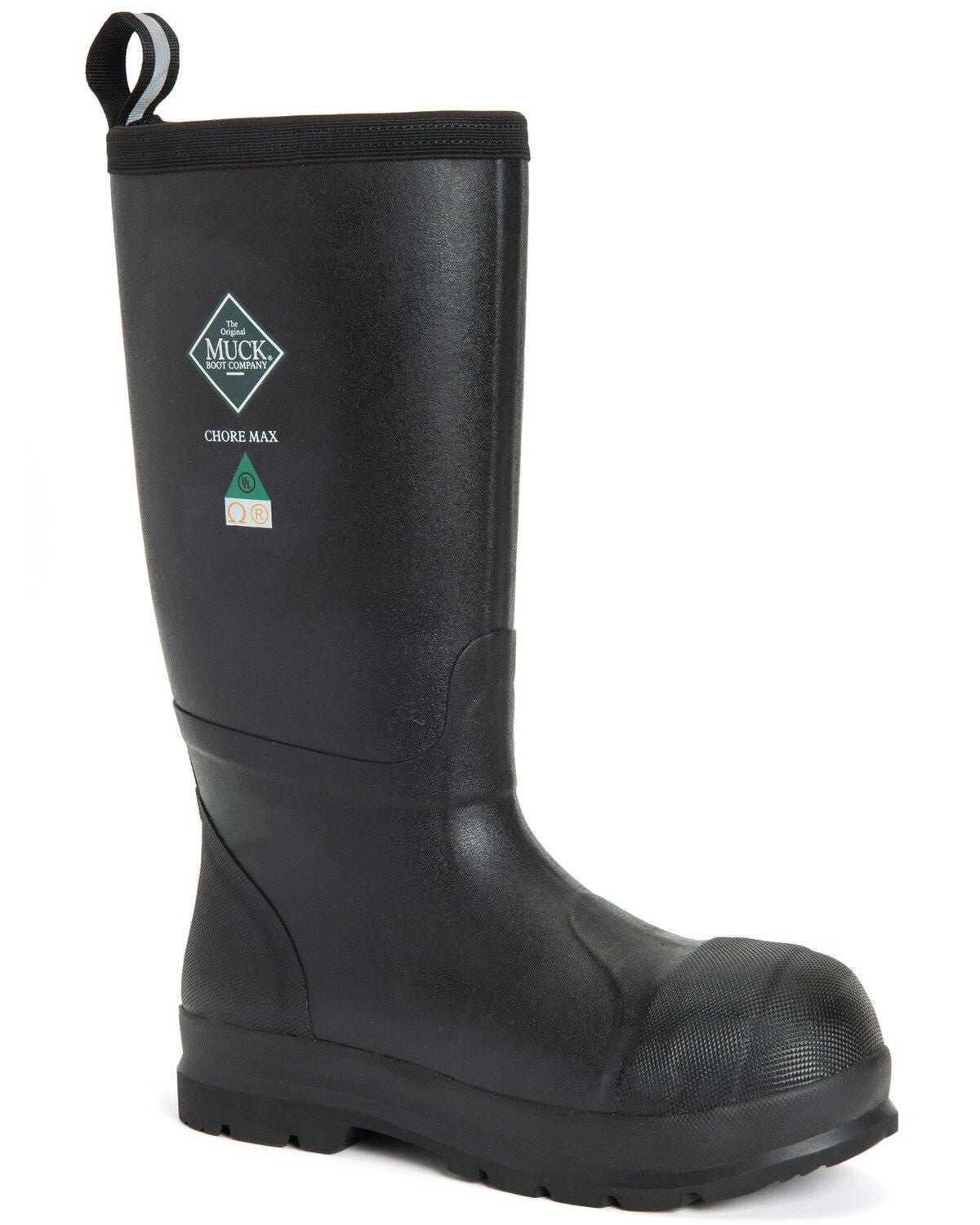 Image #1 - Muck Boots Men's Chore Max Rubber Boots - Composite Toe, Black, hi-res