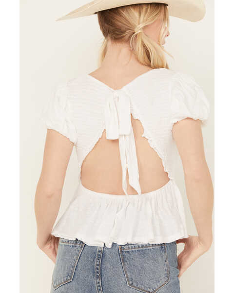 Image #4 - Free People Women's Charlotte Top, Ivory, hi-res