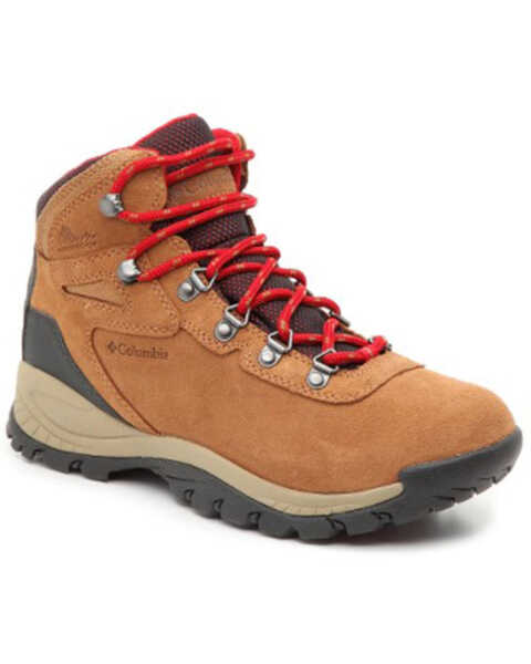 Image #1 - Columbia Women's Newton Ridge Plus Amped Waterproof Hiking Boot , Brown, hi-res