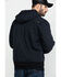 Image #2 - Ariat Men's Black Rebar Washed Dura Canvas Insulated Work Coat, , hi-res