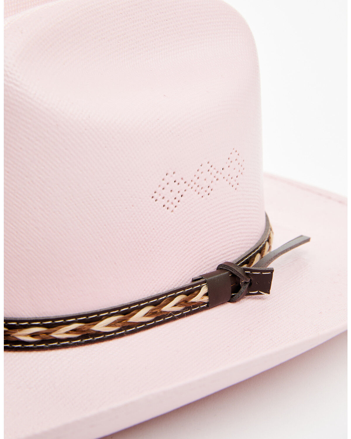 Image #2 - Shyanne Infant Girls' Little Charro Straw Cowboy Hat, Pink, hi-res