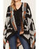 Image #3 - Shyanne Women's Garnet Southwestern Print Shawl, Black, hi-res