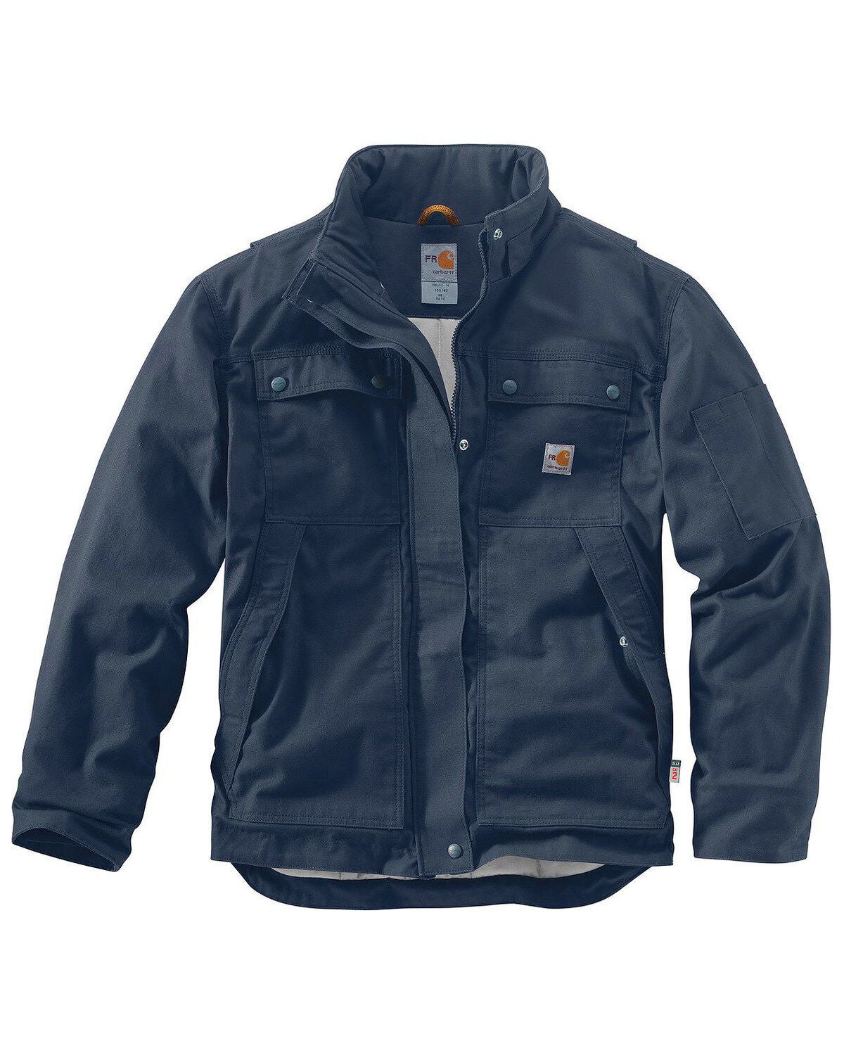 Carhartt Men's Flame Resistant Full Swing Quick Duck Coat - Big & Tall, Navy, hi-res