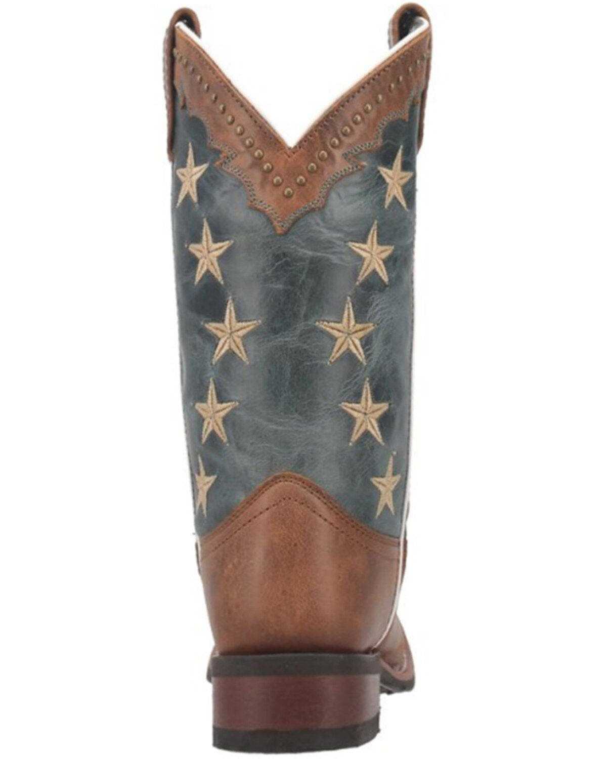 Image #5 - Laredo Women's Early Star Western Performance Boots - Broad Square Toe, Tan, hi-res