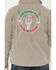 Image #4 - Cowboy Hardware Men's Hecho en Mexico Longhorn Softshell Jacket, Khaki, hi-res