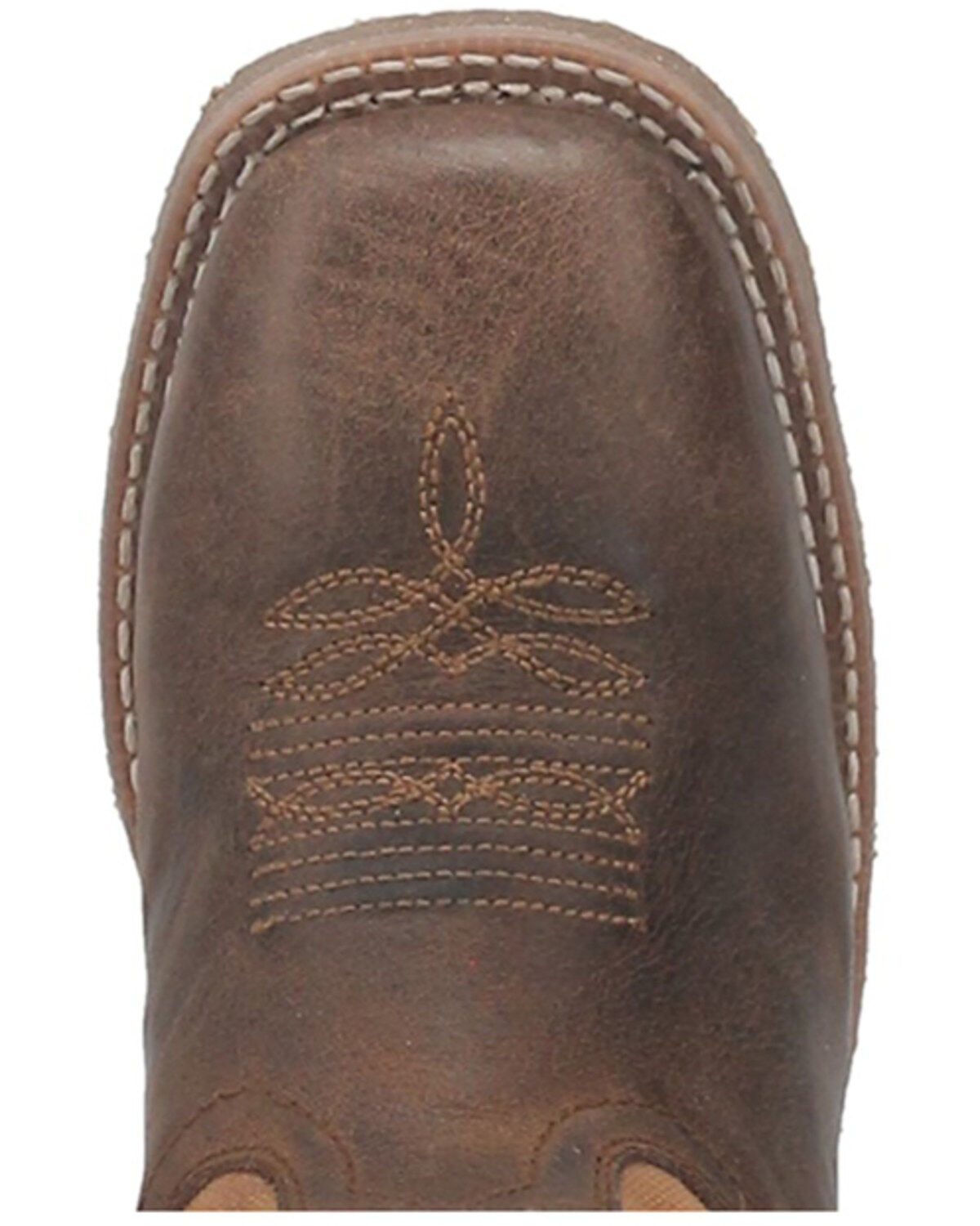Image #6 - Laredo Women's Caney Western Performance Boots - Broad Square Toe, Honey, hi-res