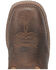 Image #6 - Laredo Women's Caney Western Performance Boots - Broad Square Toe, Honey, hi-res