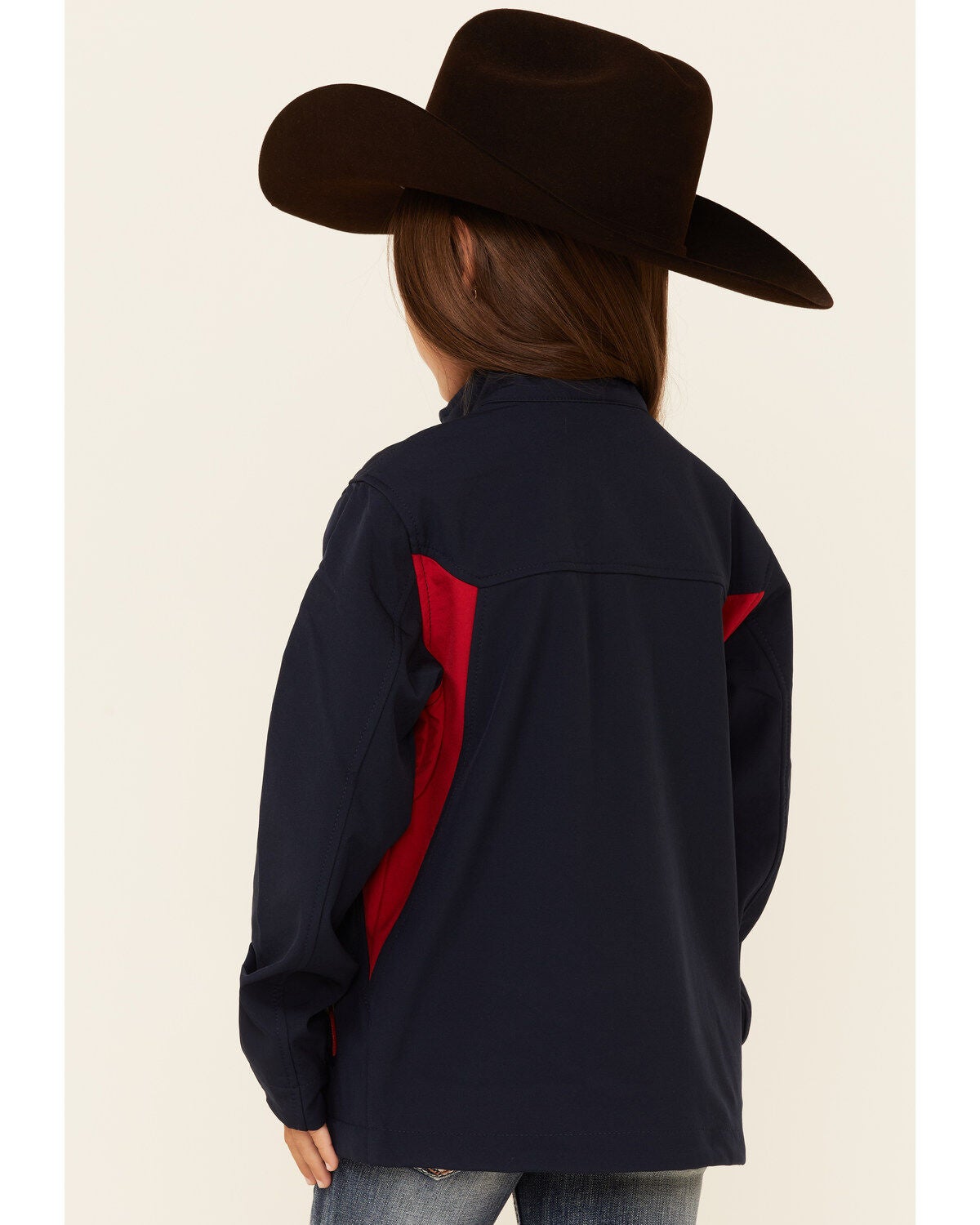 Image #4 - Ariat Girls' Navy New Team Softshell , , hi-res