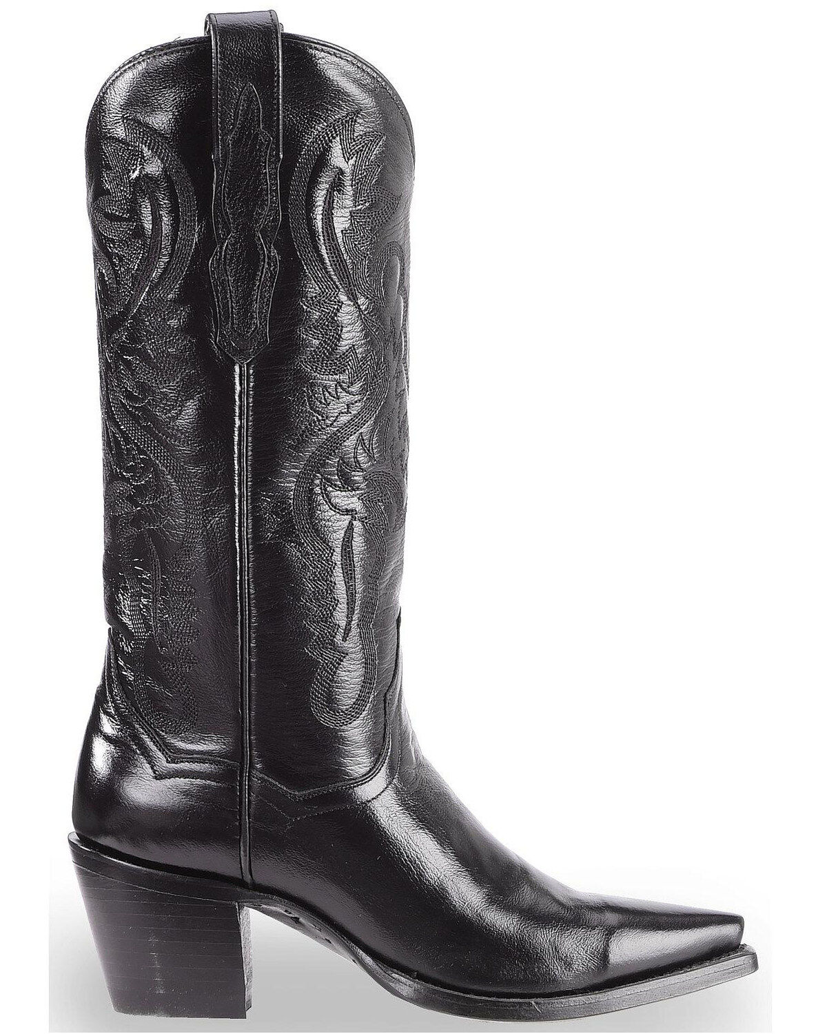 Image #2 - Dan Post Women's Maria Western Boots, Black, hi-res