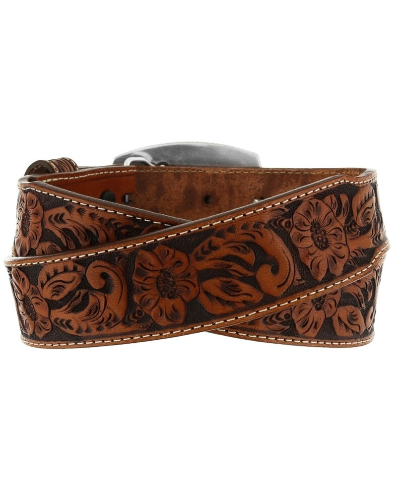 tony lama leather belt