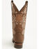 Image #5 - Circle G Women's Floral Embroidered Western Boots - Square Toe, Brown, hi-res