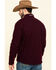 Image #2 - Ariat Men's Malbec Heather Bowdrie Bonded Full Zip Front Jacket, Wine, hi-res
