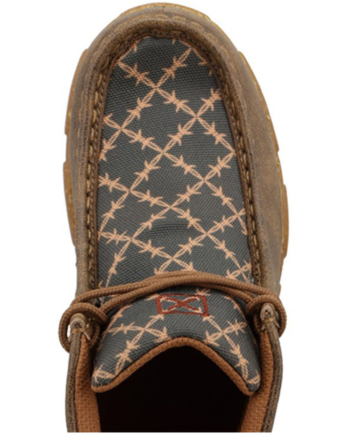 Image #6 - Twisted X Boys' Chukka Driving Mocs, Brown, hi-res