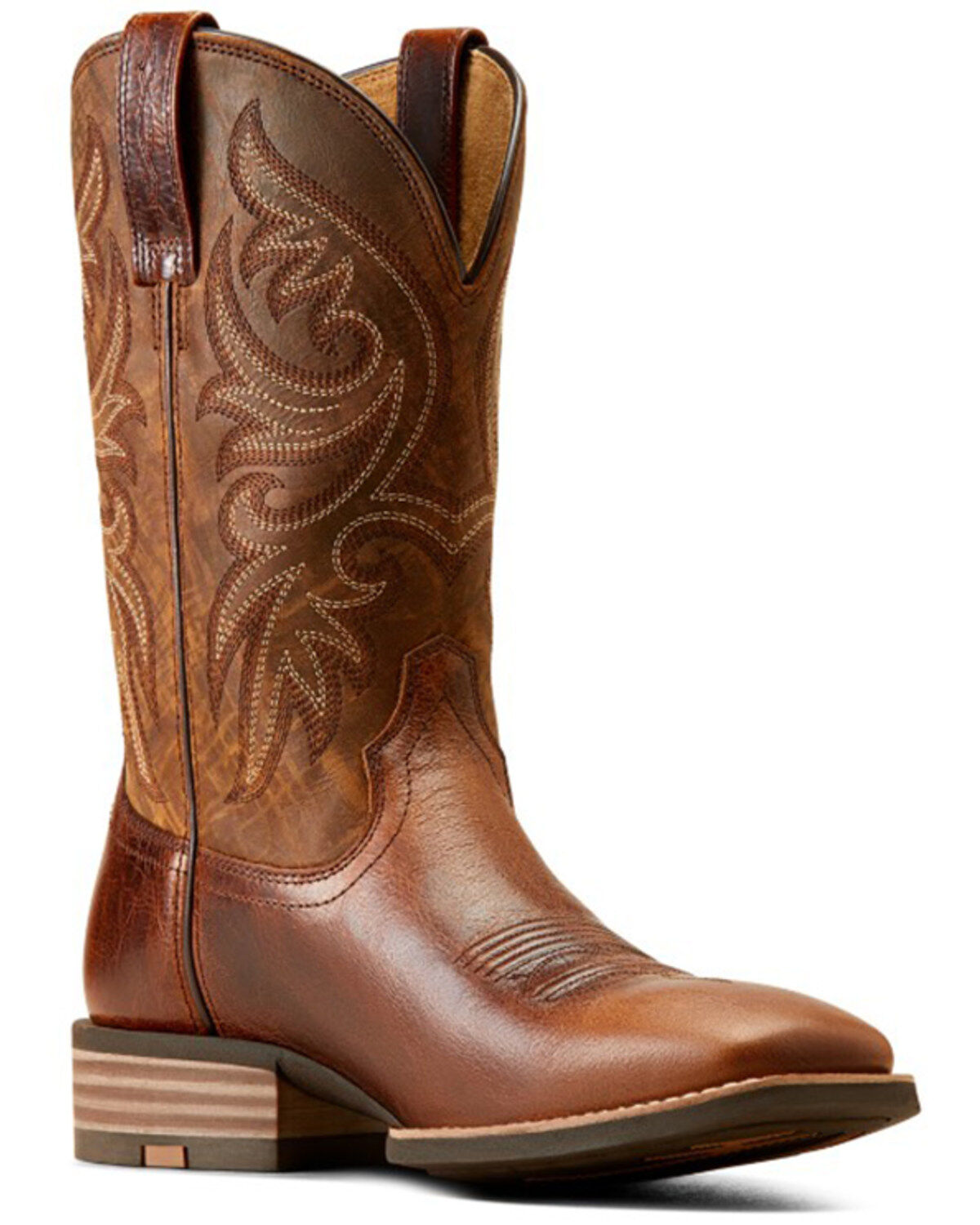 Image #1 - Ariat Men's Slingshot Performance Western Boots - Broad Square Toe, Brown, hi-res
