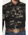 Image #3 - Cowboy Hardware Men's Western Scenery Print Long Sleeve Snap Stretch Western Shirt, Black, hi-res