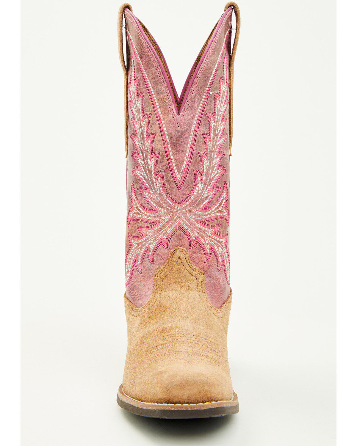 Image #4 - Ariat Women's Rock Creek Western Boots - Square Toe, Pink, hi-res