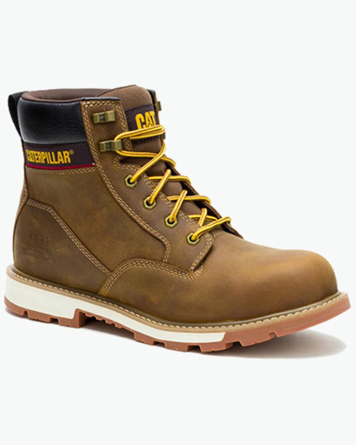 CAT Workwear Men's 67" 247 Work Boots - Steel Toe, Brown, hi-res