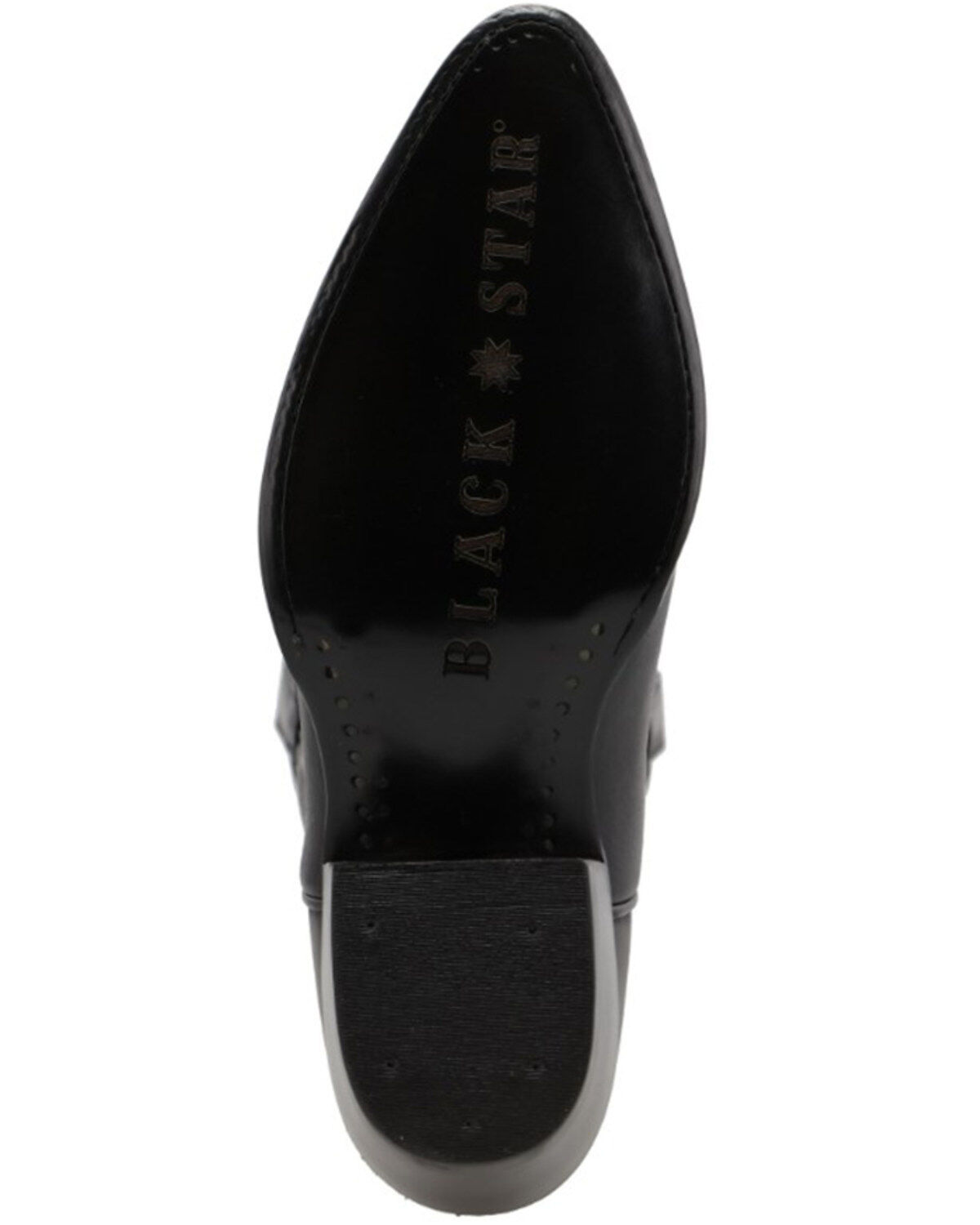 Image #7 - Black Star Women's Eden Stitched Onyx Western Boot - Round Toe, Black, hi-res