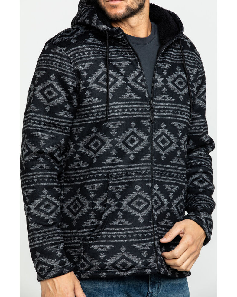 Moonshine Spirit Men S Mesa Aztec Print Sweater Bonded Fleece Jacket Boot Barn