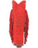 Image #5 - Dingo Women's Spirit Trail Fringe Tall Western Boots - Snip Toe, Red, hi-res