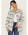 Idyllwind Women's Plaid Print Rendon Flannel Shirt, Blue, hi-res