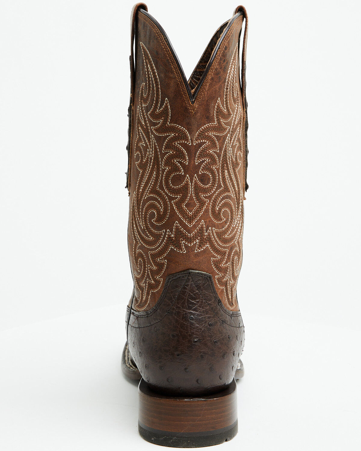 Ariat Men's Classic Cash Exotic Ostrich Western Boots - Broad Square Toe