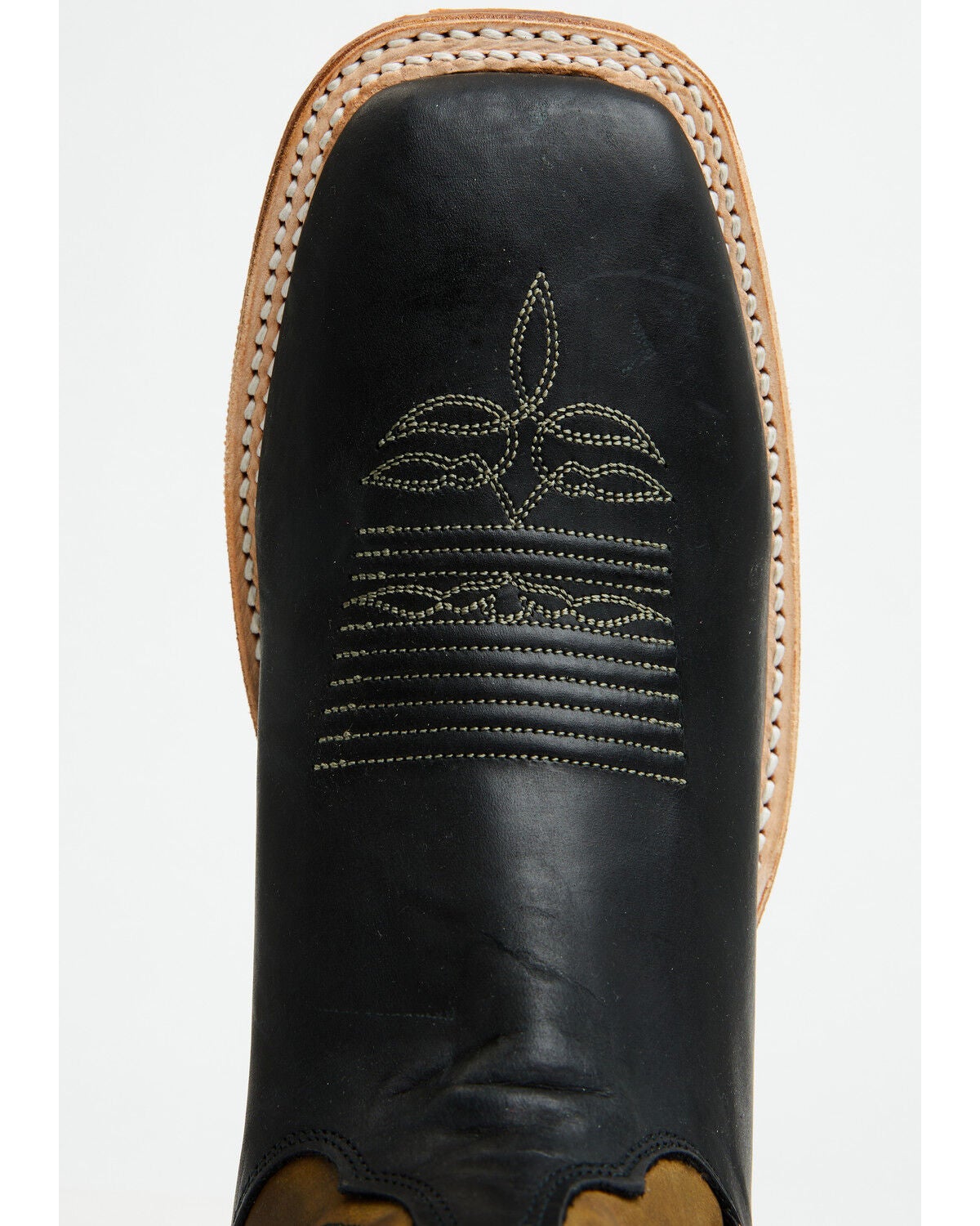 Image #6 - Justin Men's Boot Barn Exclusive Bent Rail Walsh Performance Western Boots - Broad Square Toe, Green, hi-res
